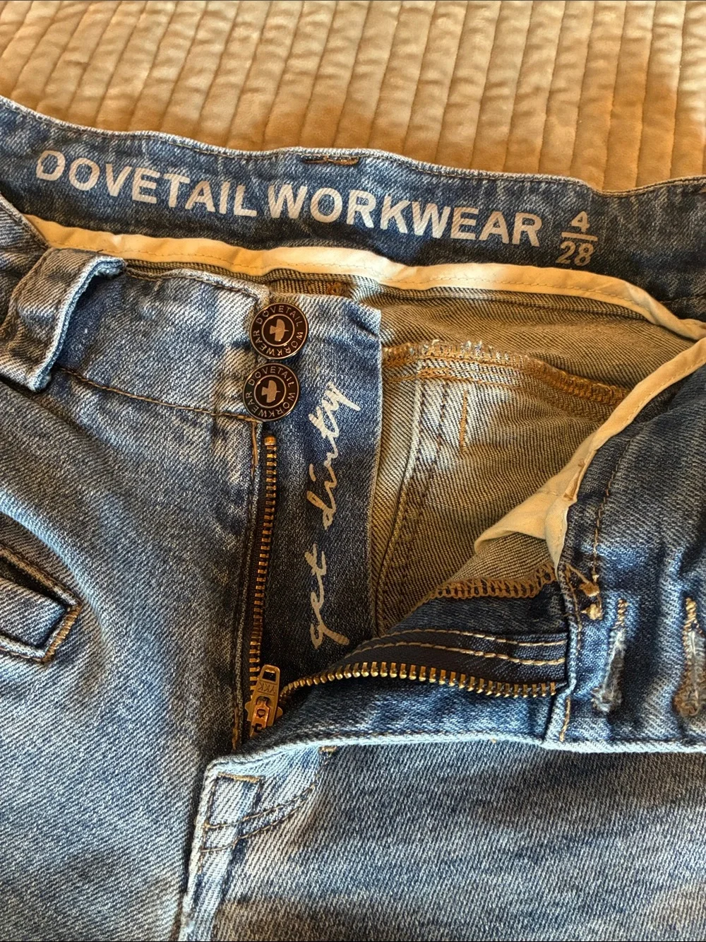Like New Dovetail Work Jeans - Picture 3 of 7